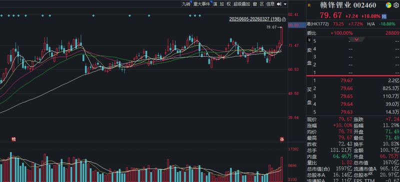 资本博弈内幕：锂矿巨头狂欢与ST股地天板背后的真相 股票财经